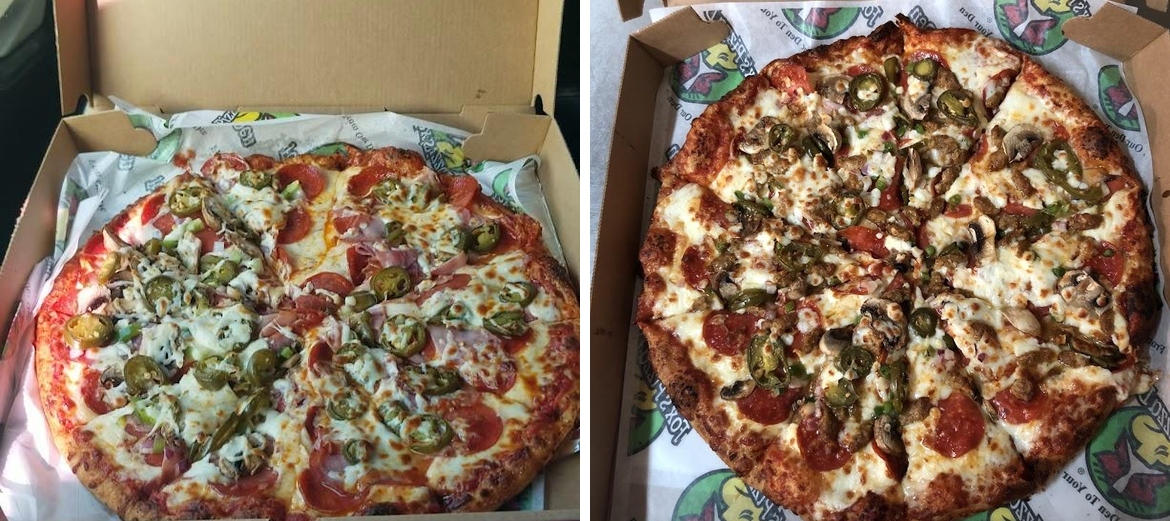 Fox's Pizza Den Menu